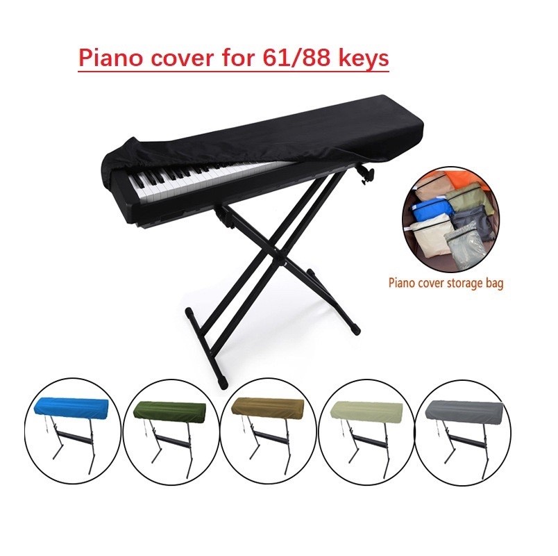 NEW Black Premium 61-Keys Digital Electronic Piano Keyboard Cover Full Covering