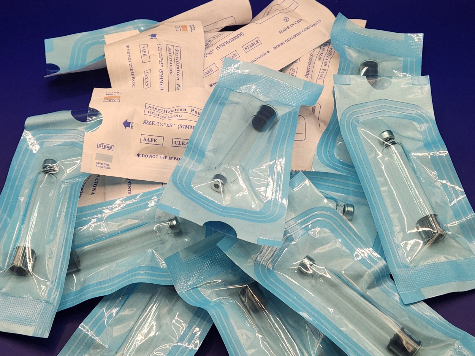 60 - Piece 3ML glass Cartridges for convenient V2 reusable  pen