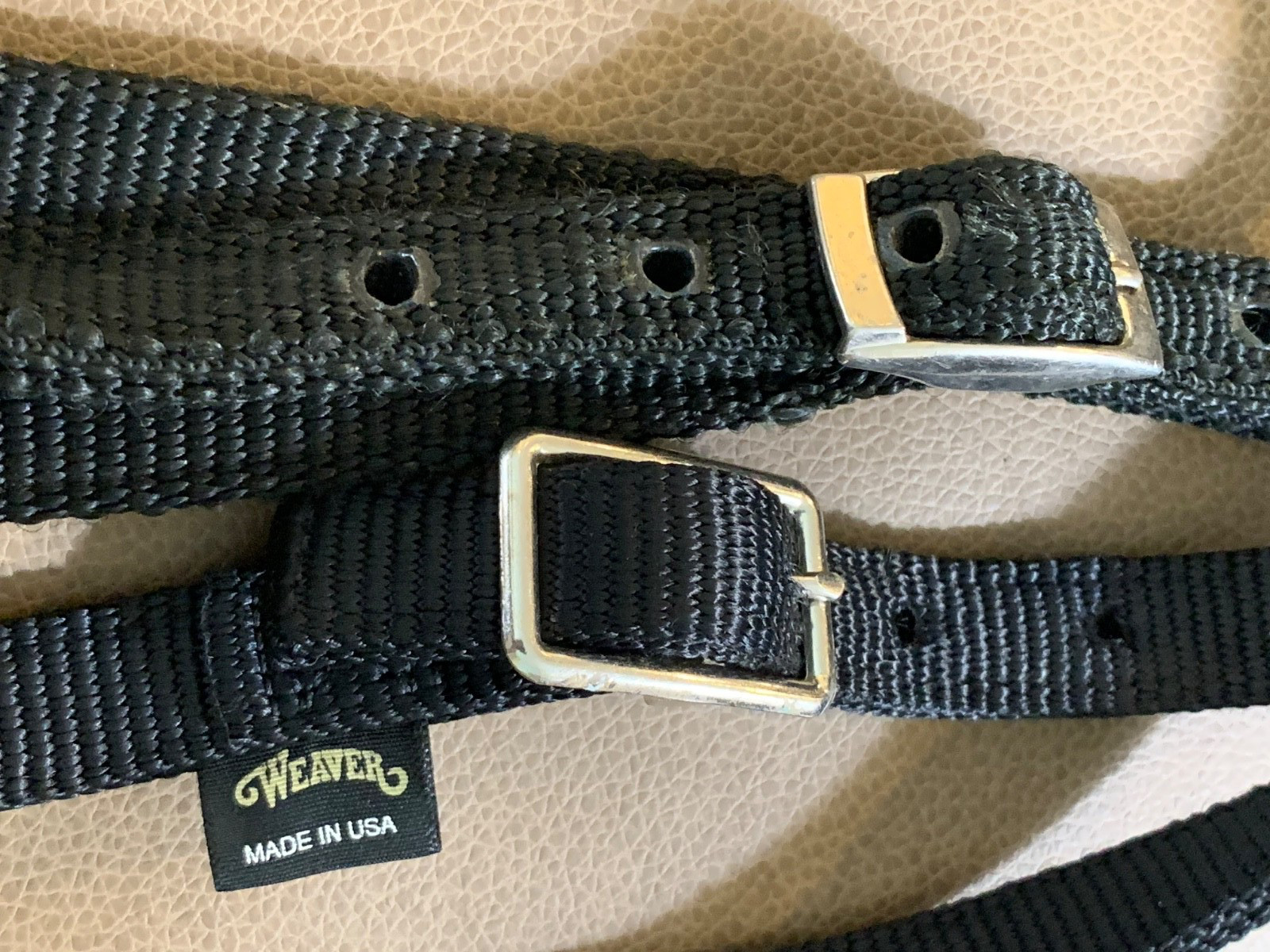 Weaver Nylon Horse Headstall, Roping Gaming Reins, Eggbutt Snaffle Bit