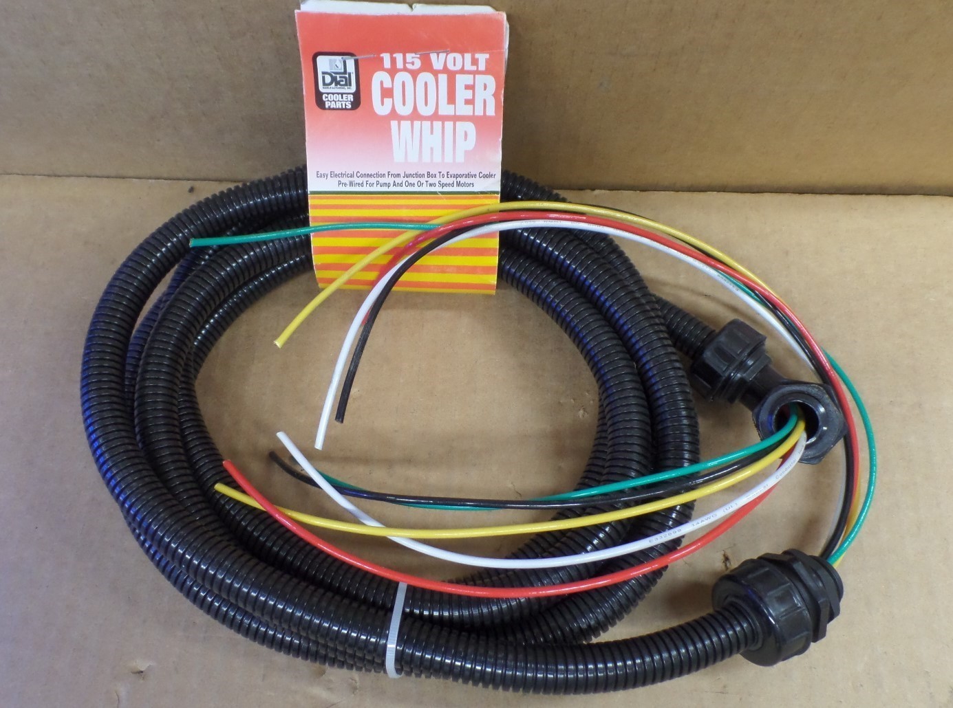 DIAL 7555 10 FT. EVAPORATIVE COOLER WHIP, FOR 115-VOLT MOTOR & PUMP RECEPTACLES