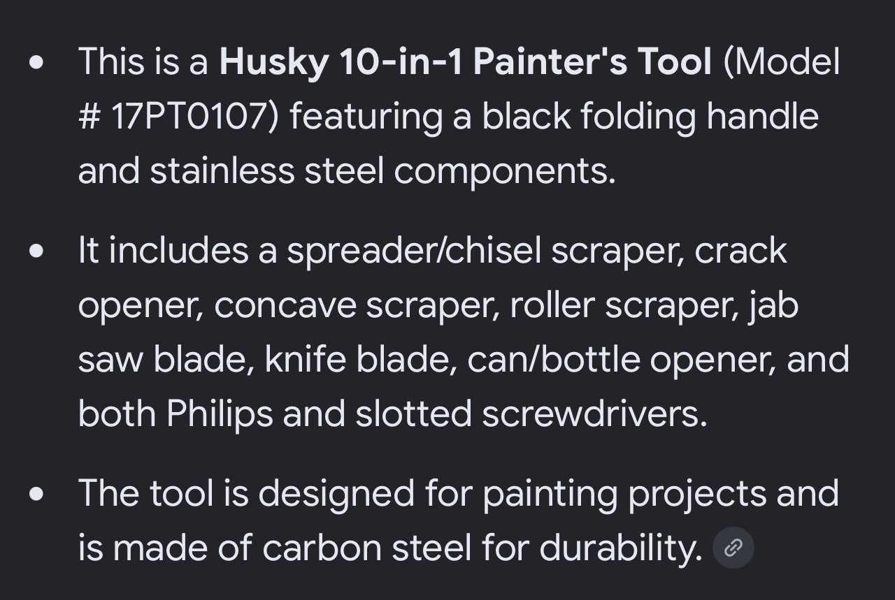 Husky Painters Multi-Tool 10 In 1