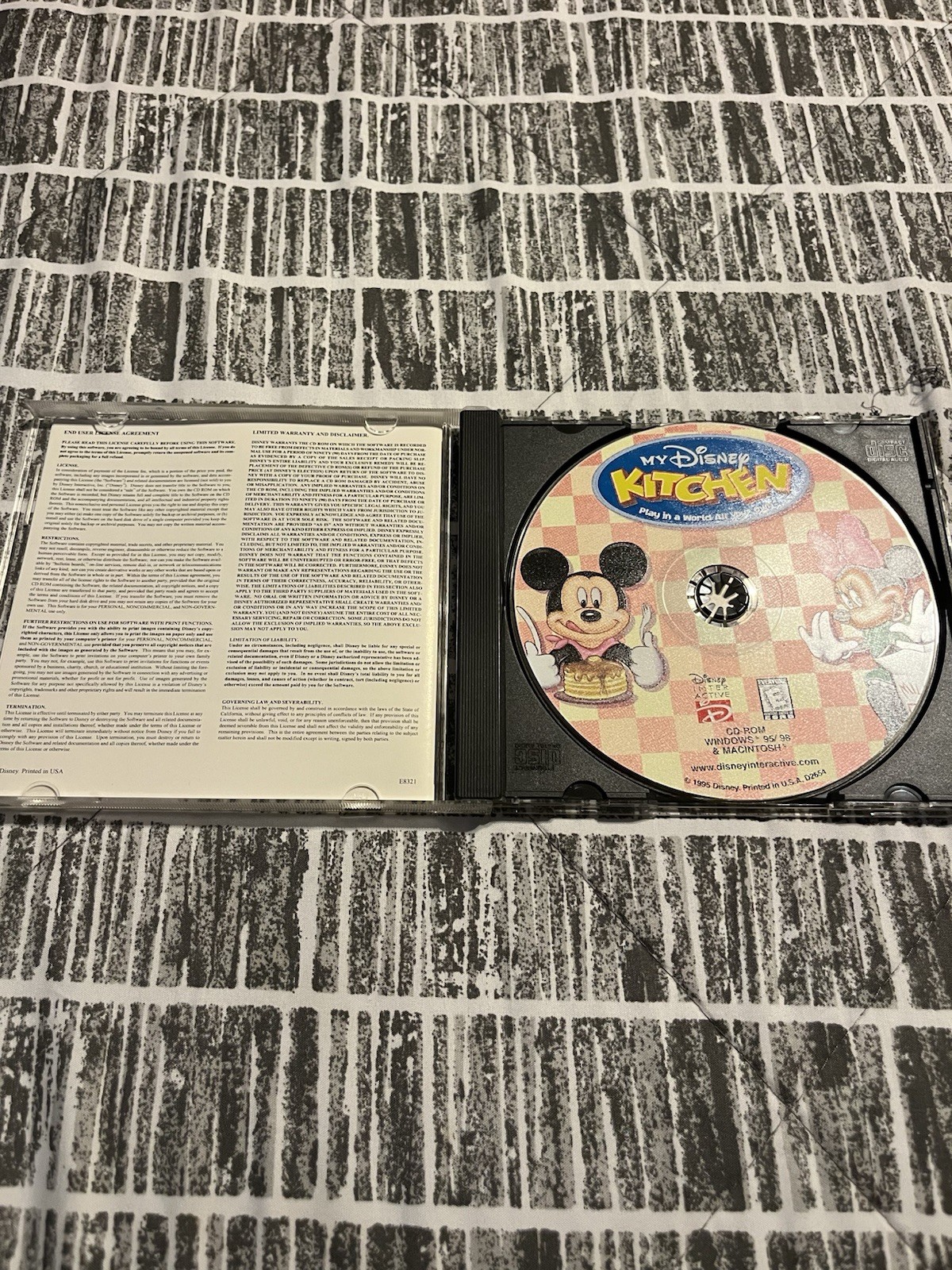 Disney My Disney Kitchen CD-ROM Early Learning Game, Windows 95/98 & Mac