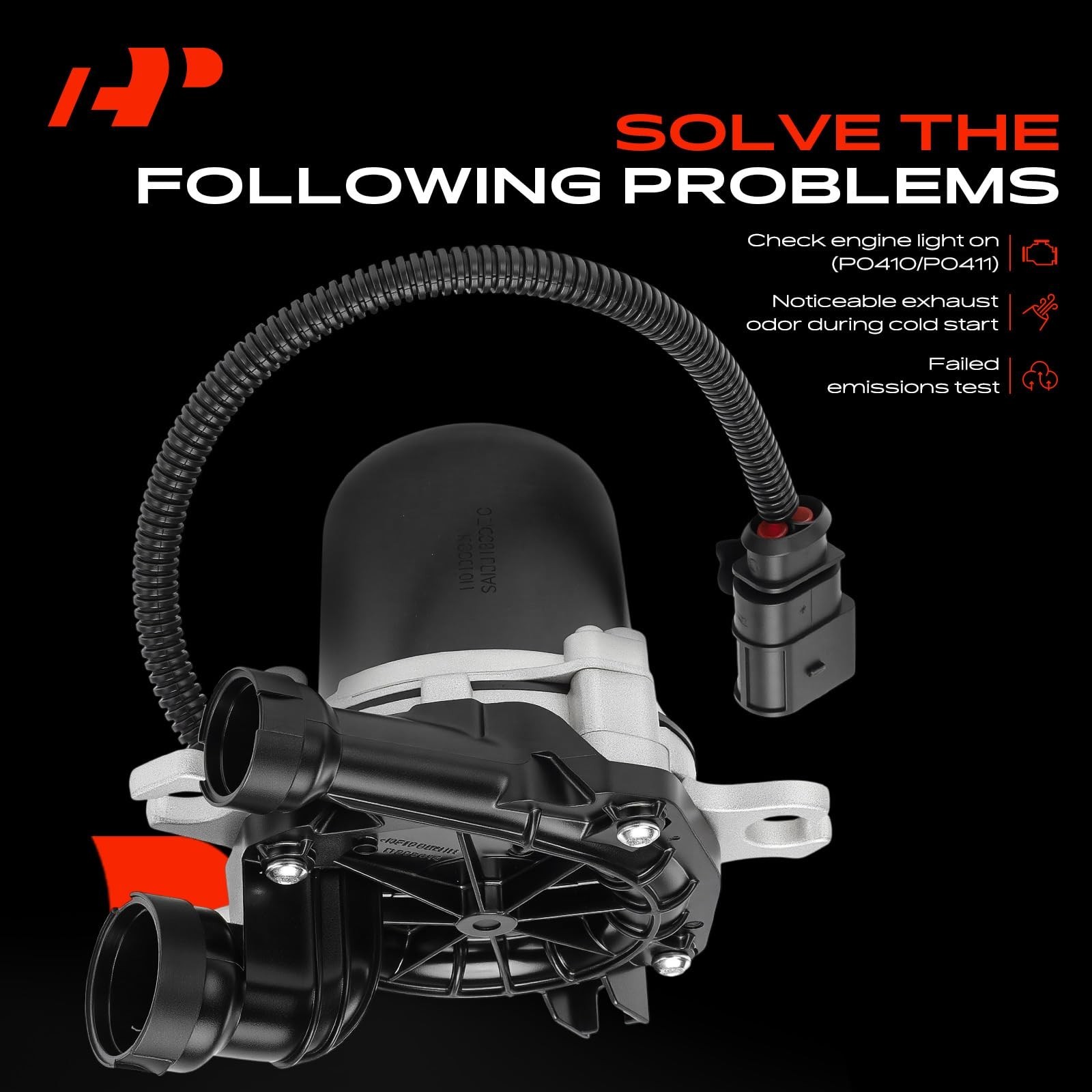 A-Premium Secondary Air Injection Smog Pump Compatible with Volkswagen Jetta ...