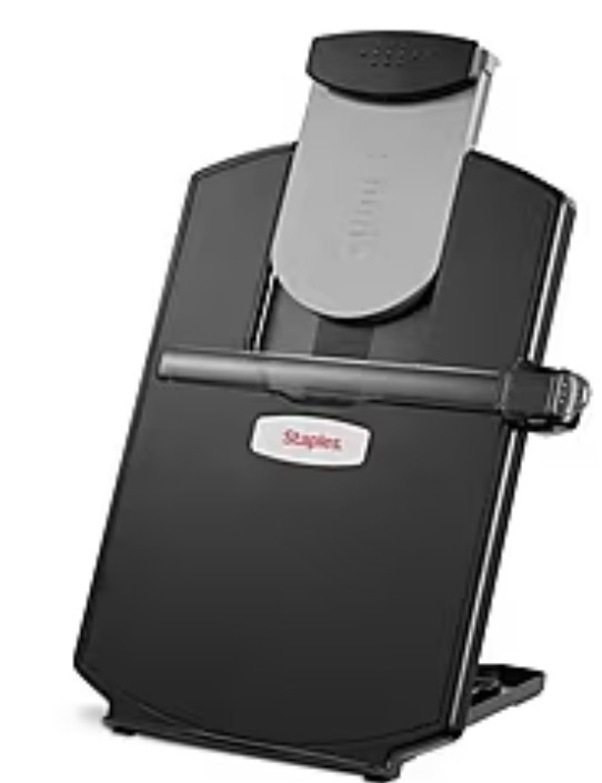 Staples Plastic Document Stand with Clip & Guide Bar Black (ST61704-CC) 618852