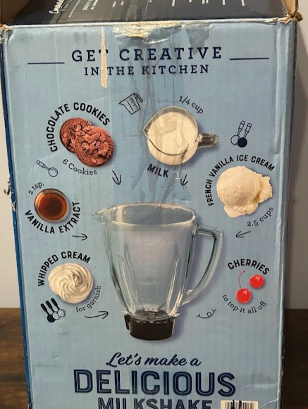 Oster BLSTBC 5 speed blender replacement gray lid and clear cap