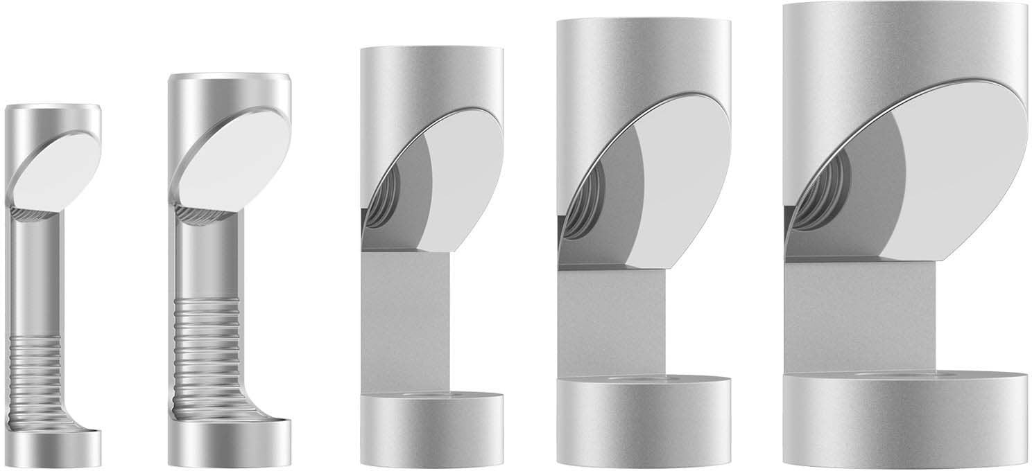 Teslong 5 Mirror Pack, Mettalic Grey, Mirror Pack 5 Gunsmithing Tool