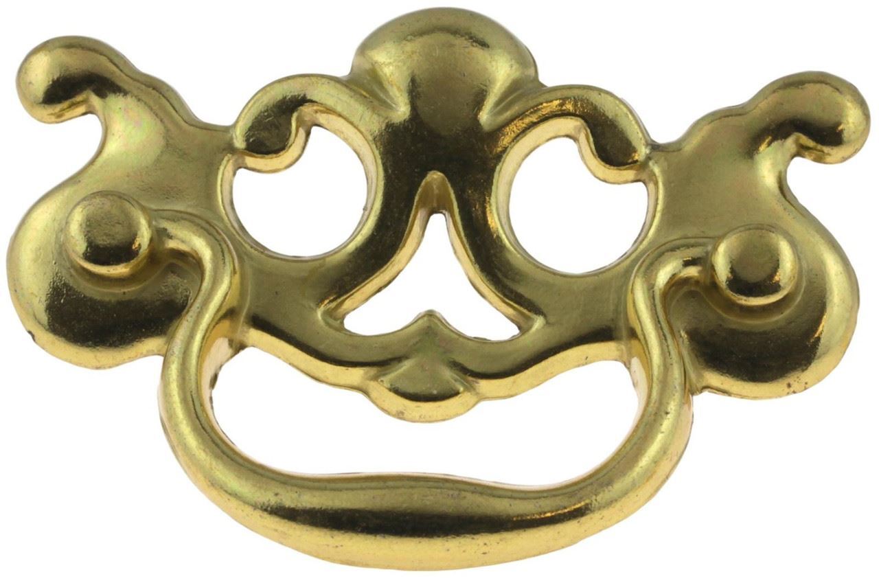 2-1/2" Chippendale Pull Polished Brass