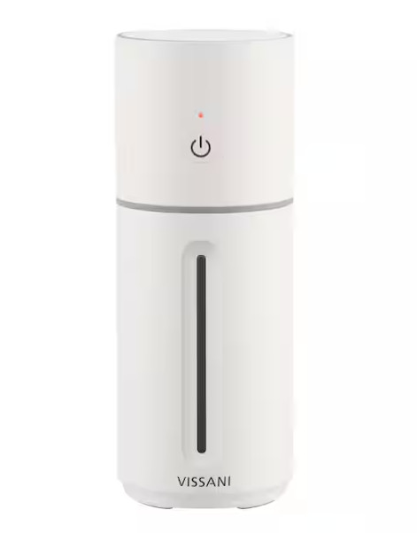 Vissani Portable Humidifier - 10oz capacity - USB-C charging - LED accent light