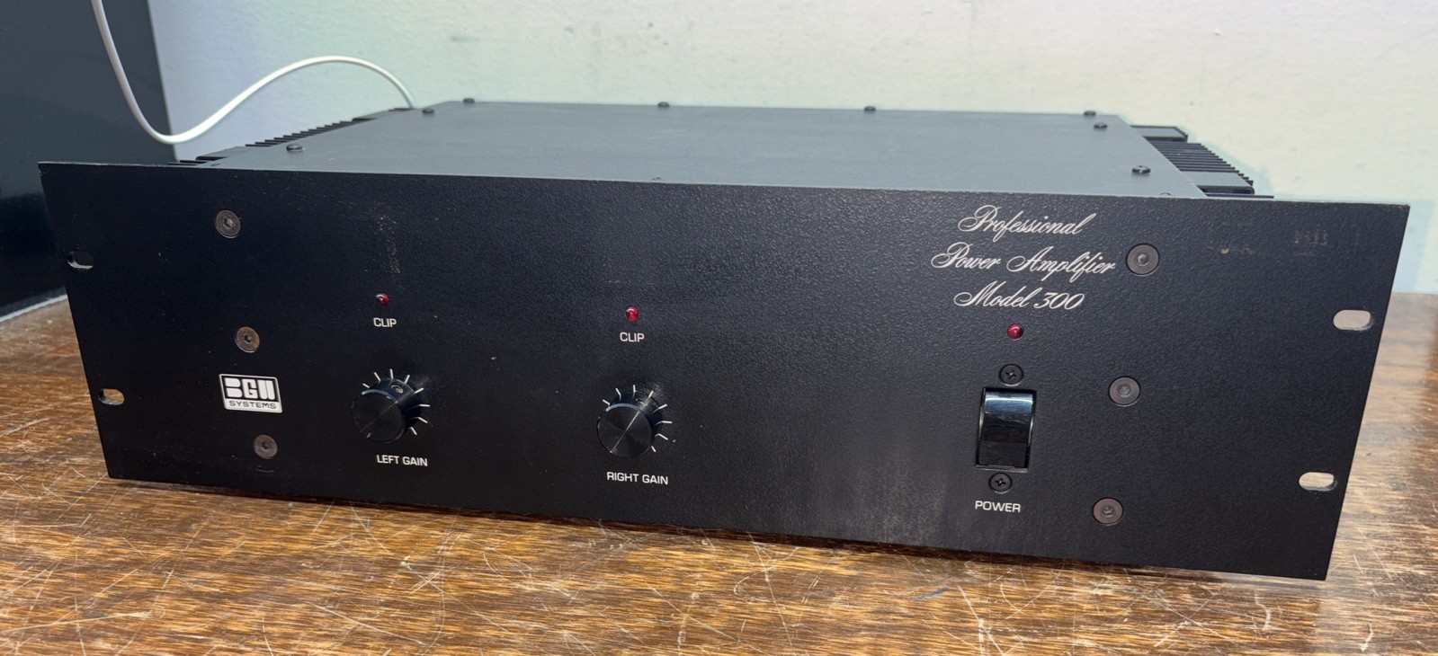 BGW Model 300 Stereo Professional Power Amplifier - AS IS - Untested -Good Shape