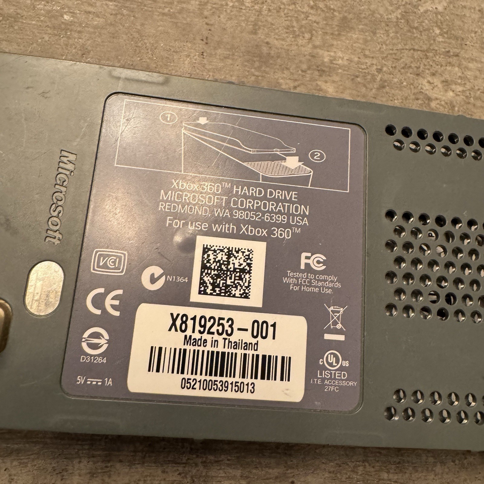 Authentic Microsoft XBOX 360 60GB Hard Drive