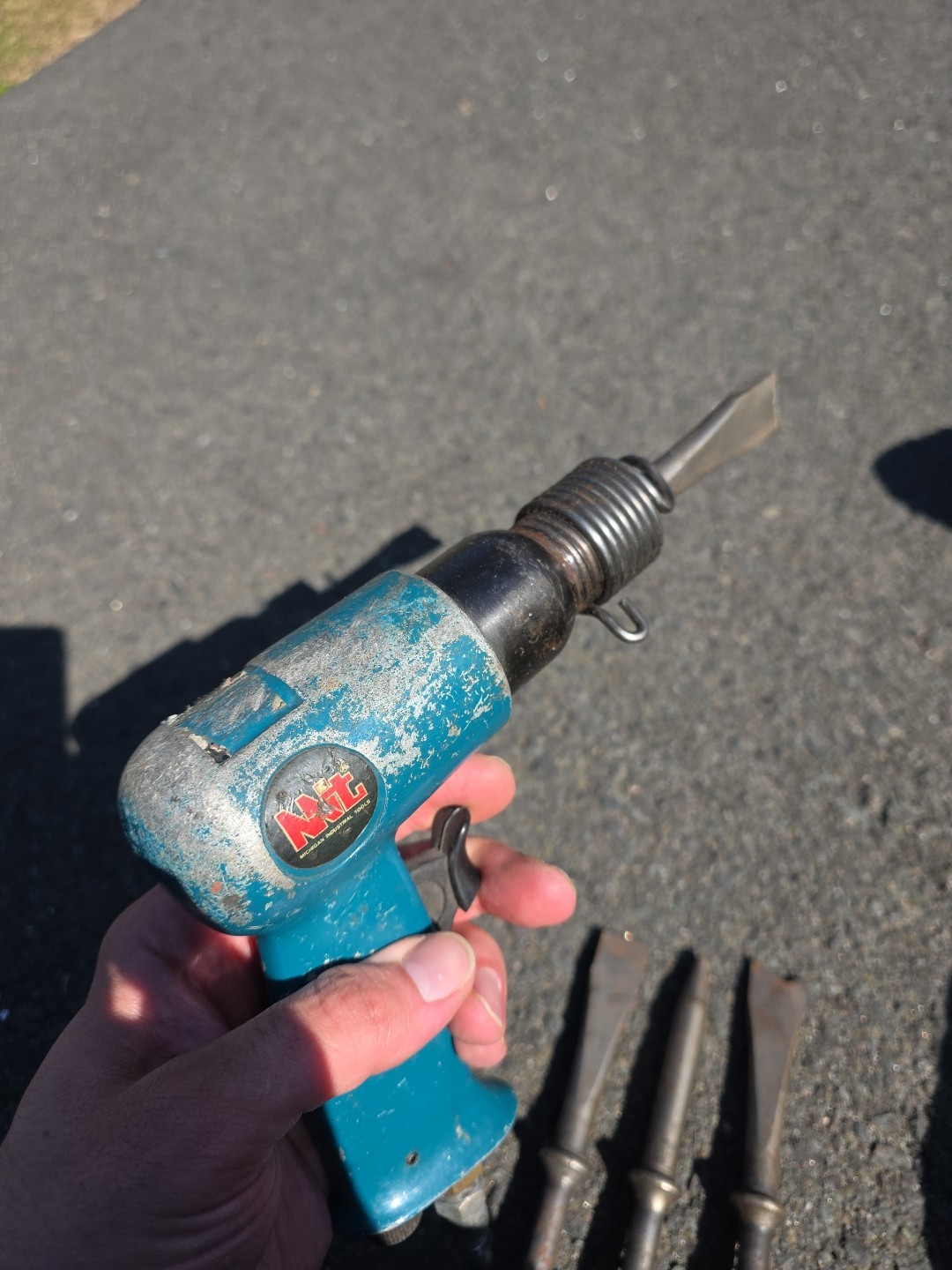 Vtg MIT Michigan Industrial Tool Air Chisel Tested Working