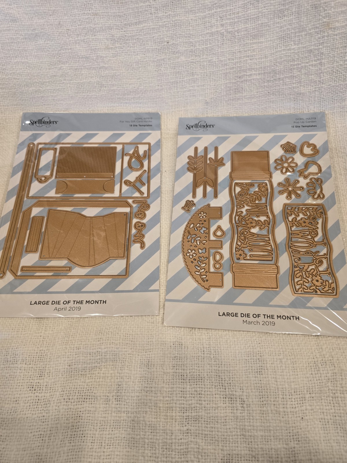 2 Spellbinders Die Templates Large Die Of The Month March April 2019