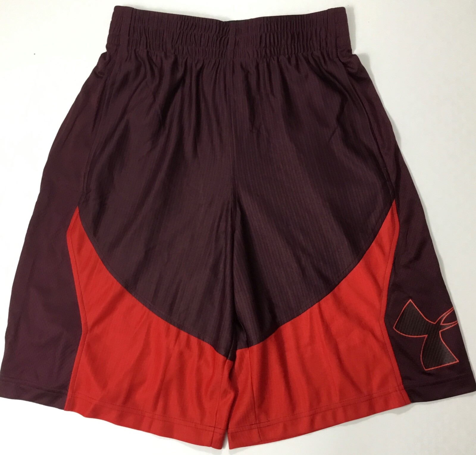 Under Armour MEN'S 11” Basketball Shorts 1293955 Purple Red 916 Size M