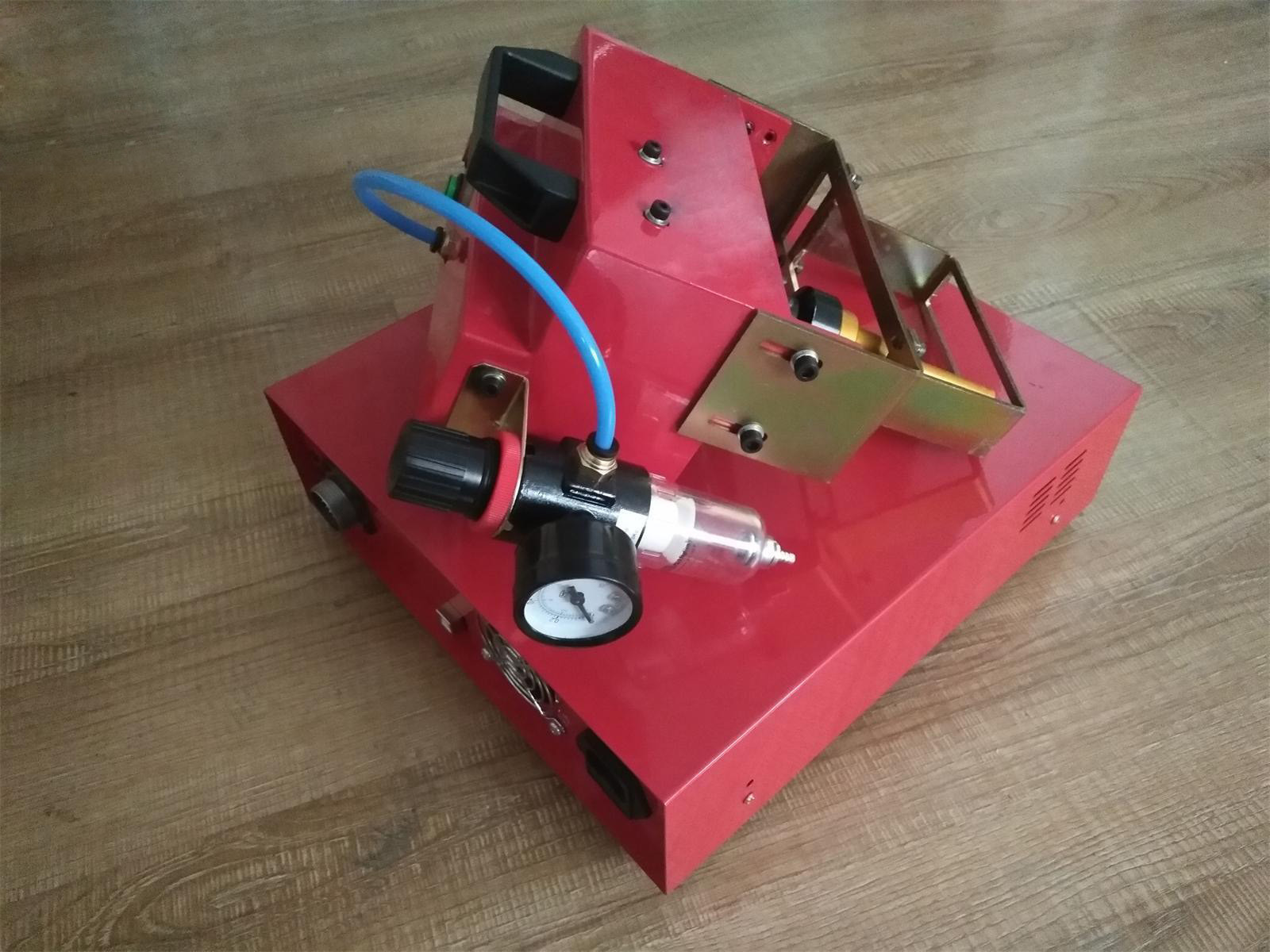 100*20mm Portable Pneumatic Dot Peen Marking Machine for VIN Code Chassis Number