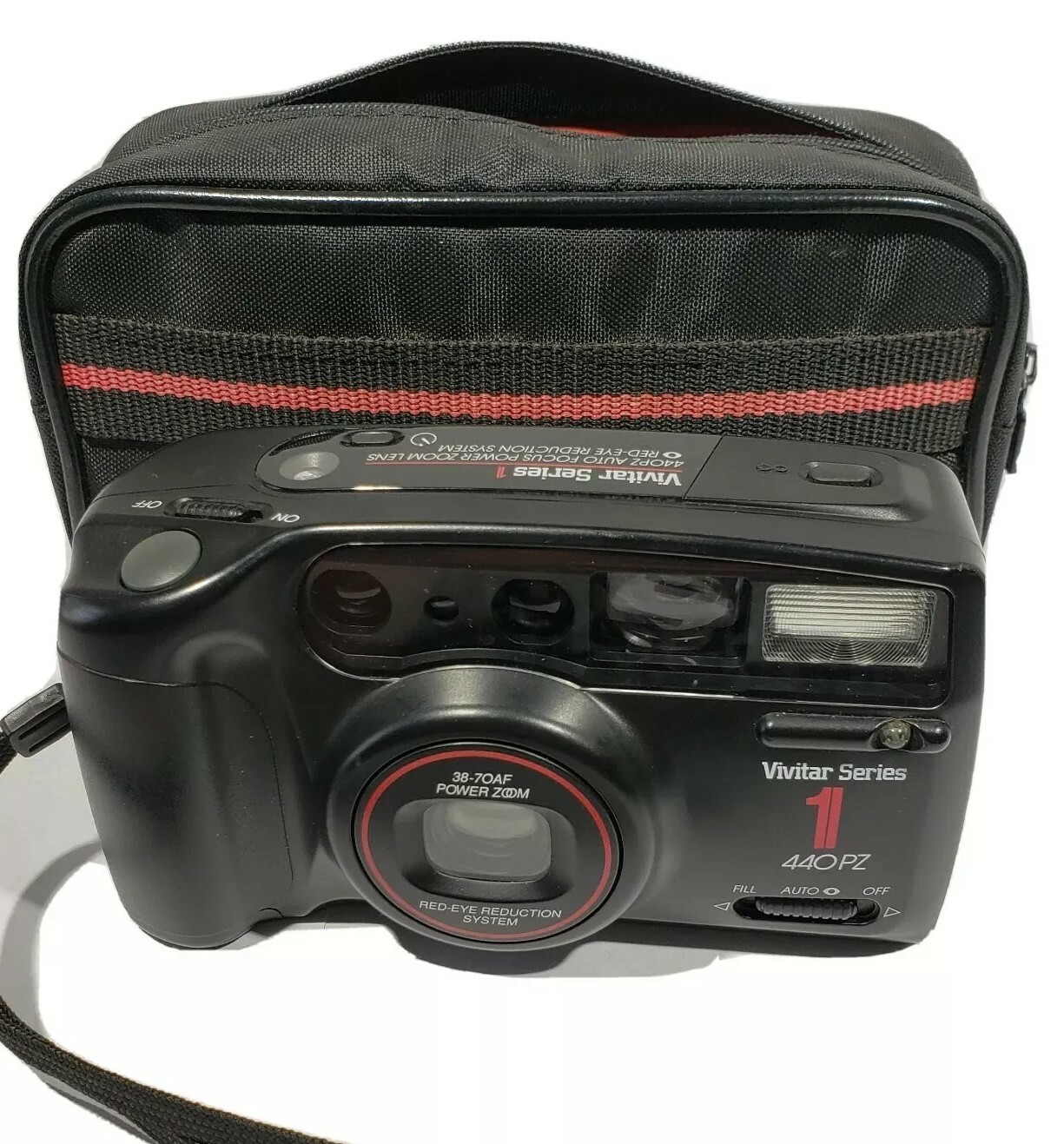 Vivitar Camera 1 440 PZ Power Zoom 38-70mm AF Point & Shoot Film Case