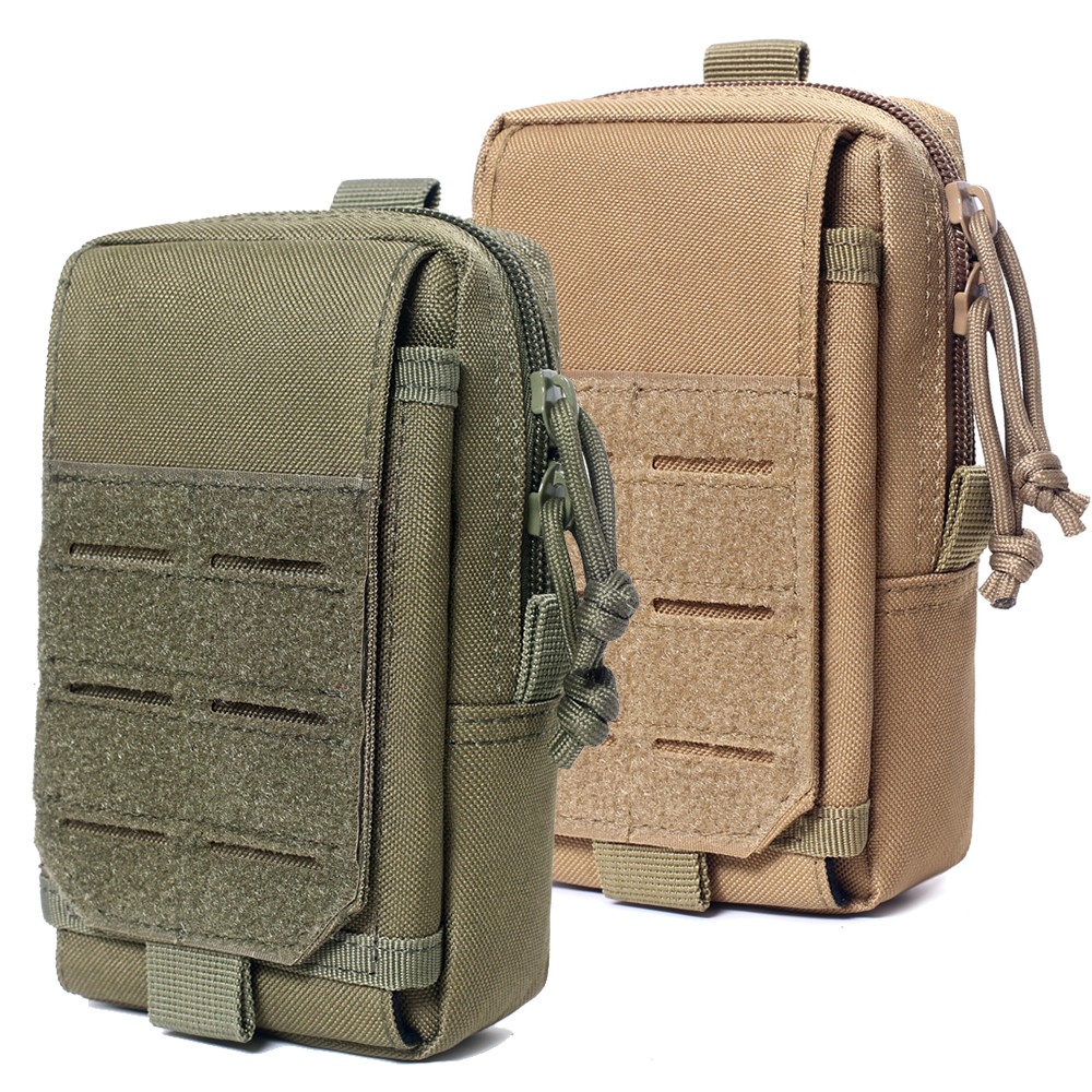 Molle Pouches - Tactical Cellphone Holder Compact EDC Bag Small Utility Pouch
