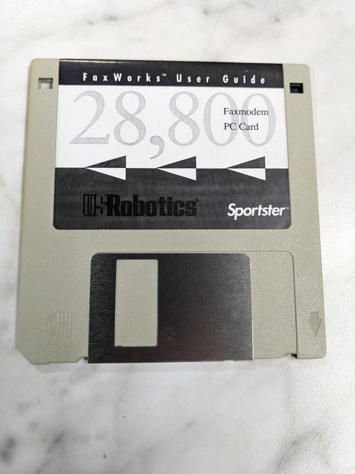 VINTAGE IBM PC DISK MODEM CARD SPORTSTER USROBOTICS 28,800 FAXWORKS USER GUIDE