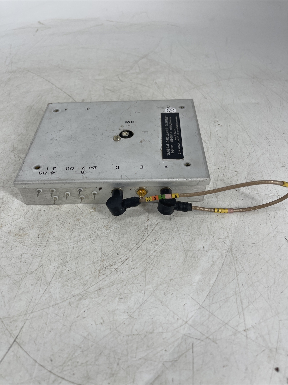 General Oscillator Assembly B92-0447-07 SERIAL NO. 436