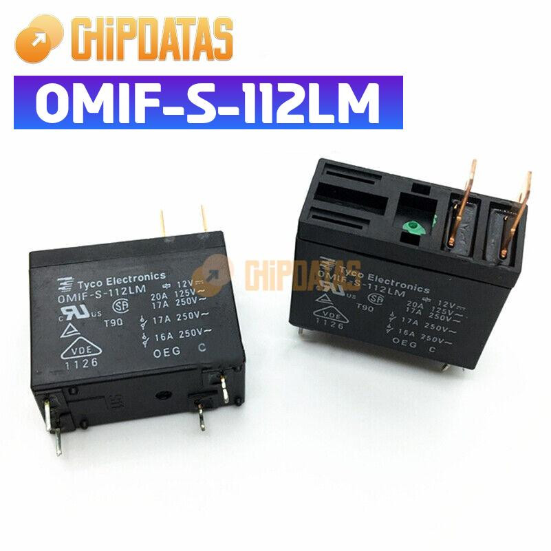 1PCS New OMIF-S-112LM 12VDC 20A Miniature Power PC Board Relay