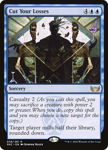 Cut Your Losses NM Rare MTG Streets of New Capenna [SNC] Mill Near Mint Regular