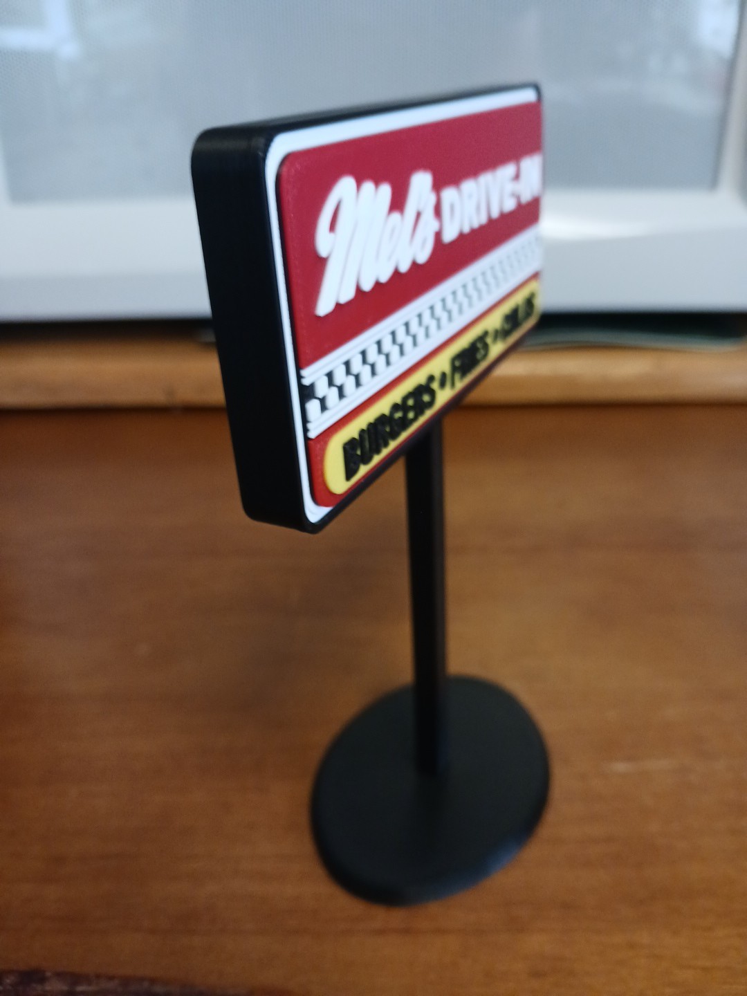 American Graffiti Mel's Drive In Restaurant Sign. Customizable Names. Msg Me 6"