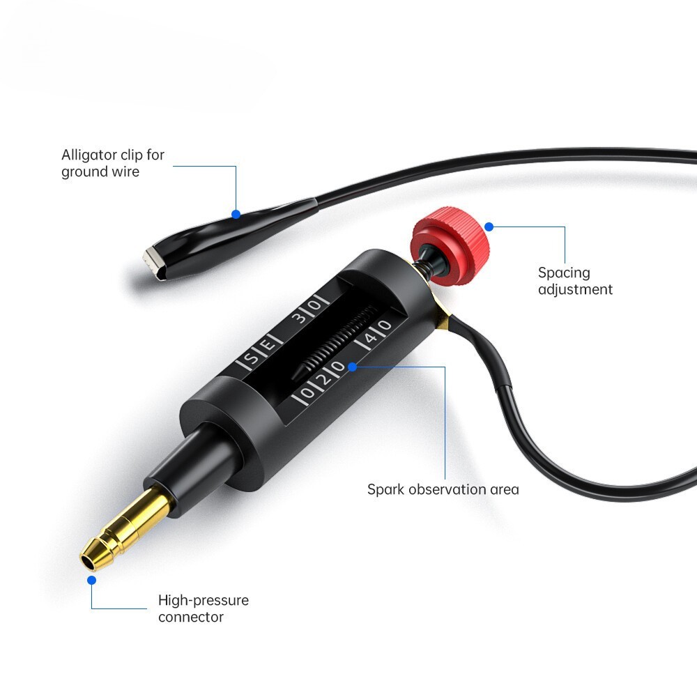 In Line Spark Plug Tester High Energy Ignition Coil Engine Auto Diagnostic Tool