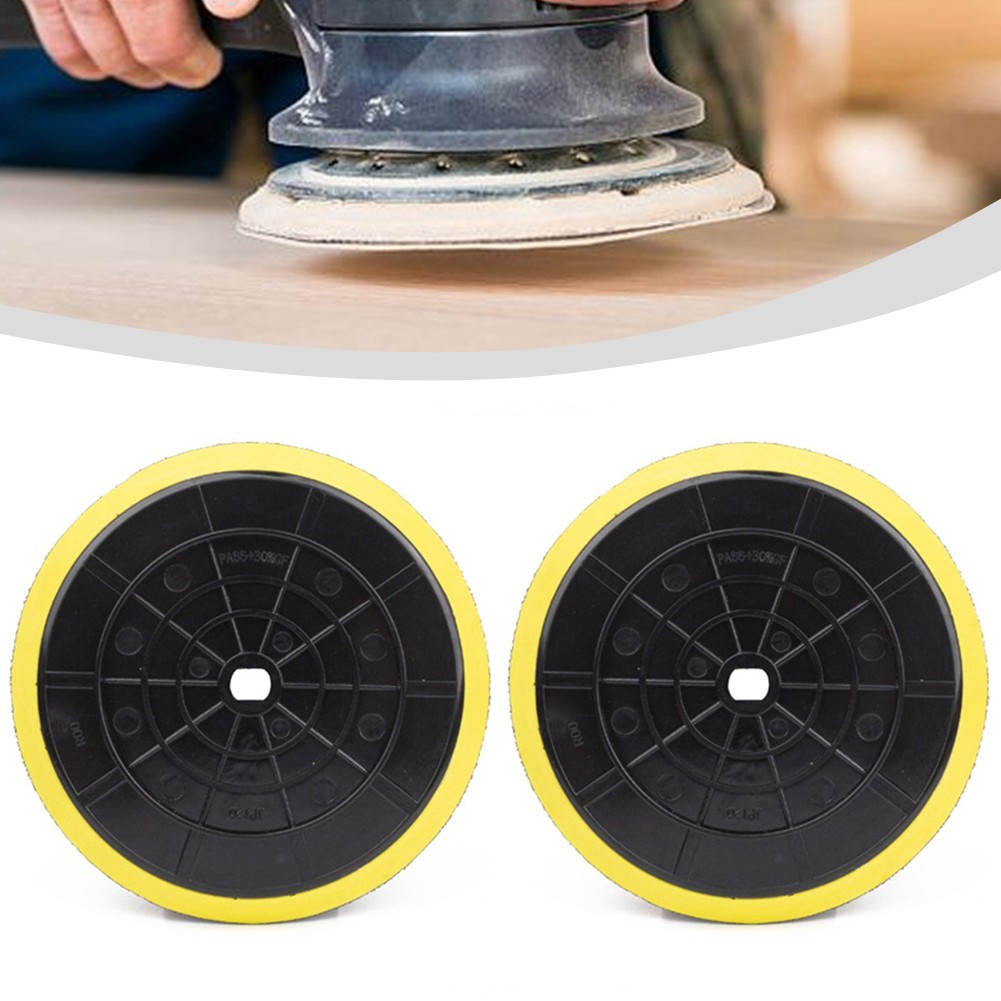 2 Pack 6 Inch Buffer Backing Pads for Cordless Polishers Designed for Stability