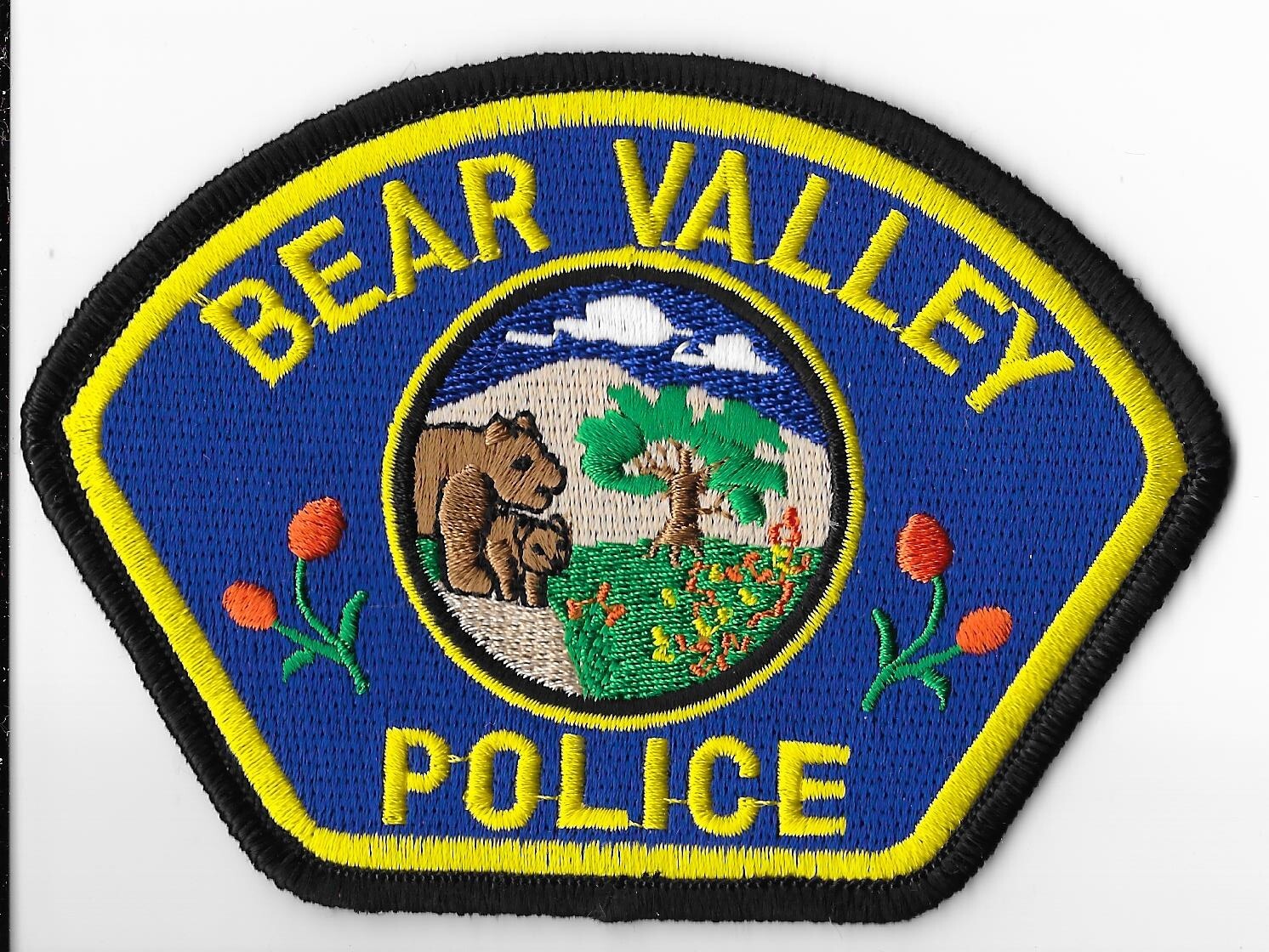 Bear Valley Police Department, California Shoulder Patch V2