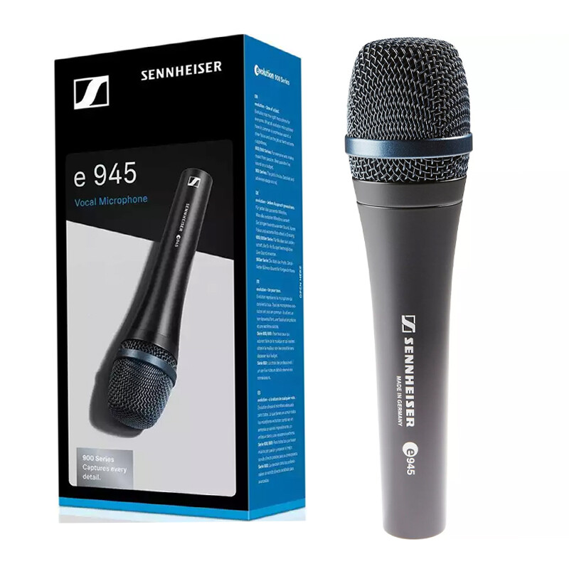 Sennheiser Professional E 945 Dynamic Super-Cardioid Vocal Microphone Wired