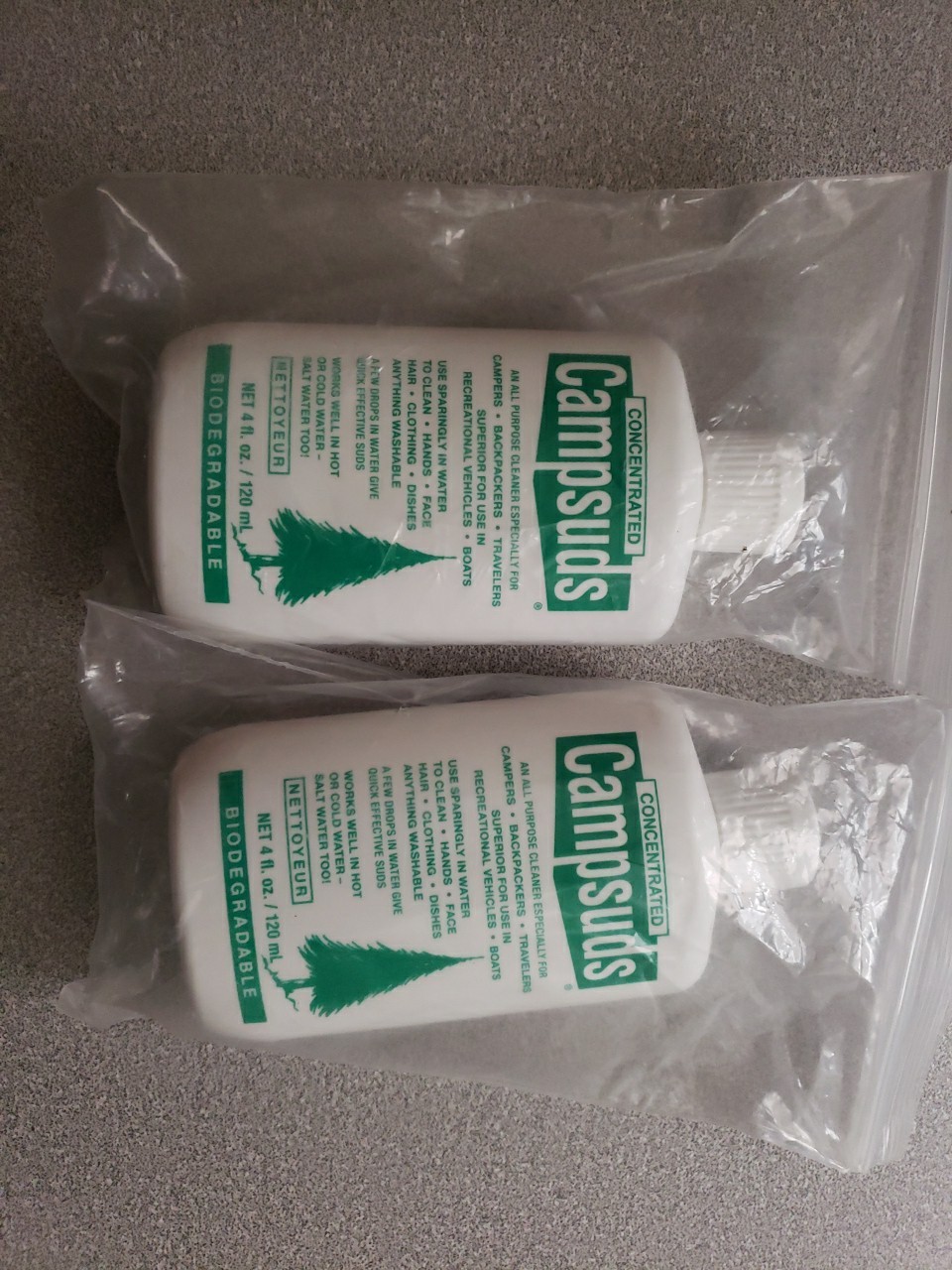 2 Pack Sierra Dawn Campsuds Camping/Camp Soap 4oz Concentrated Biodegradable