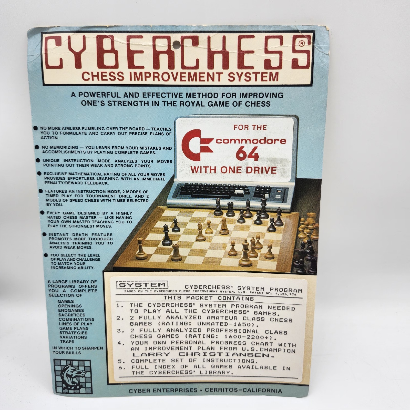 Cyberchess Commodore 64 Chess Improvement System