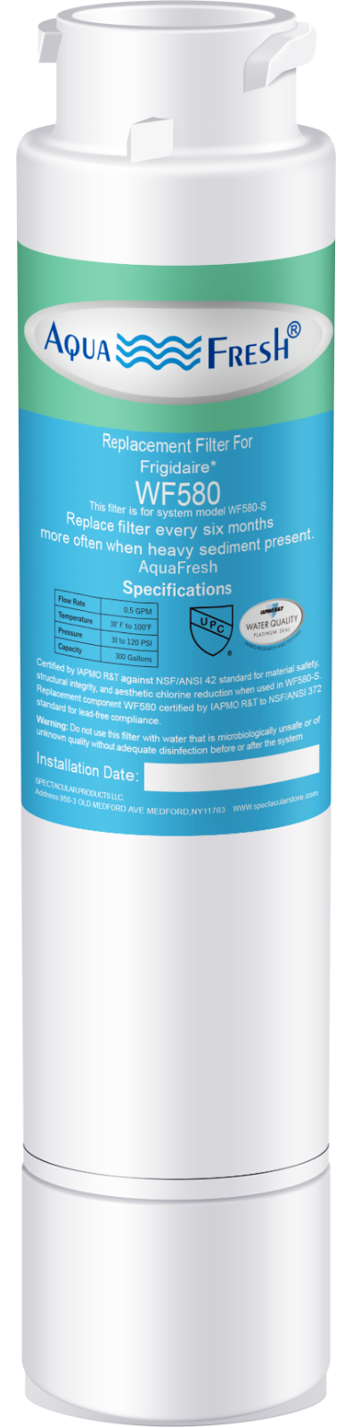 2 Pack Fits EPTWFU01 Pure Source Ultra II Refrigerator Water Filter Replacement