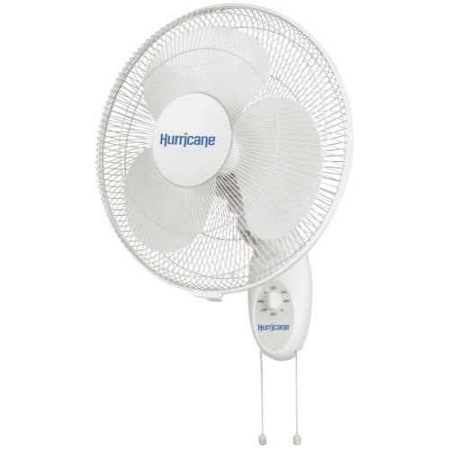 Hurricane Supreme 16" Oscillating Wall Mount Fan 3 Speed