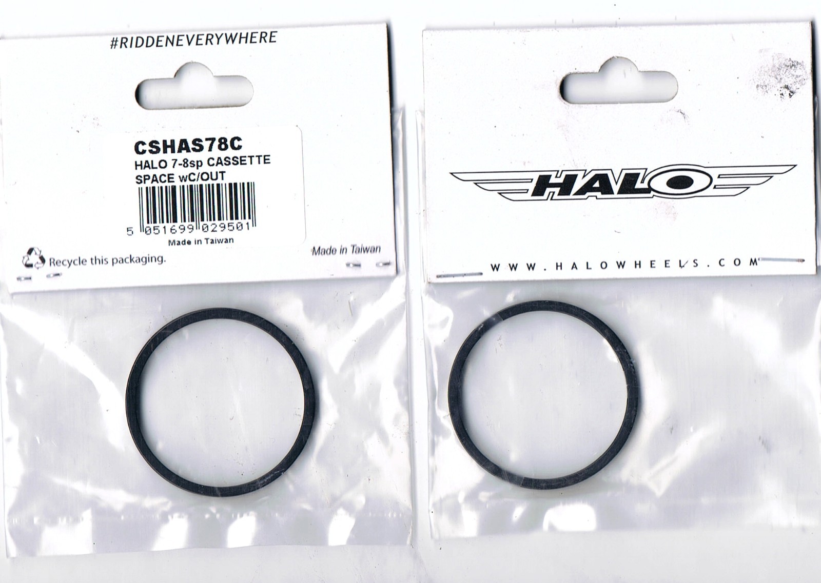 4mm 8 & 9 - 7 SPEED CASSETTE SPACER BLACK ALLOY shimano freehub size