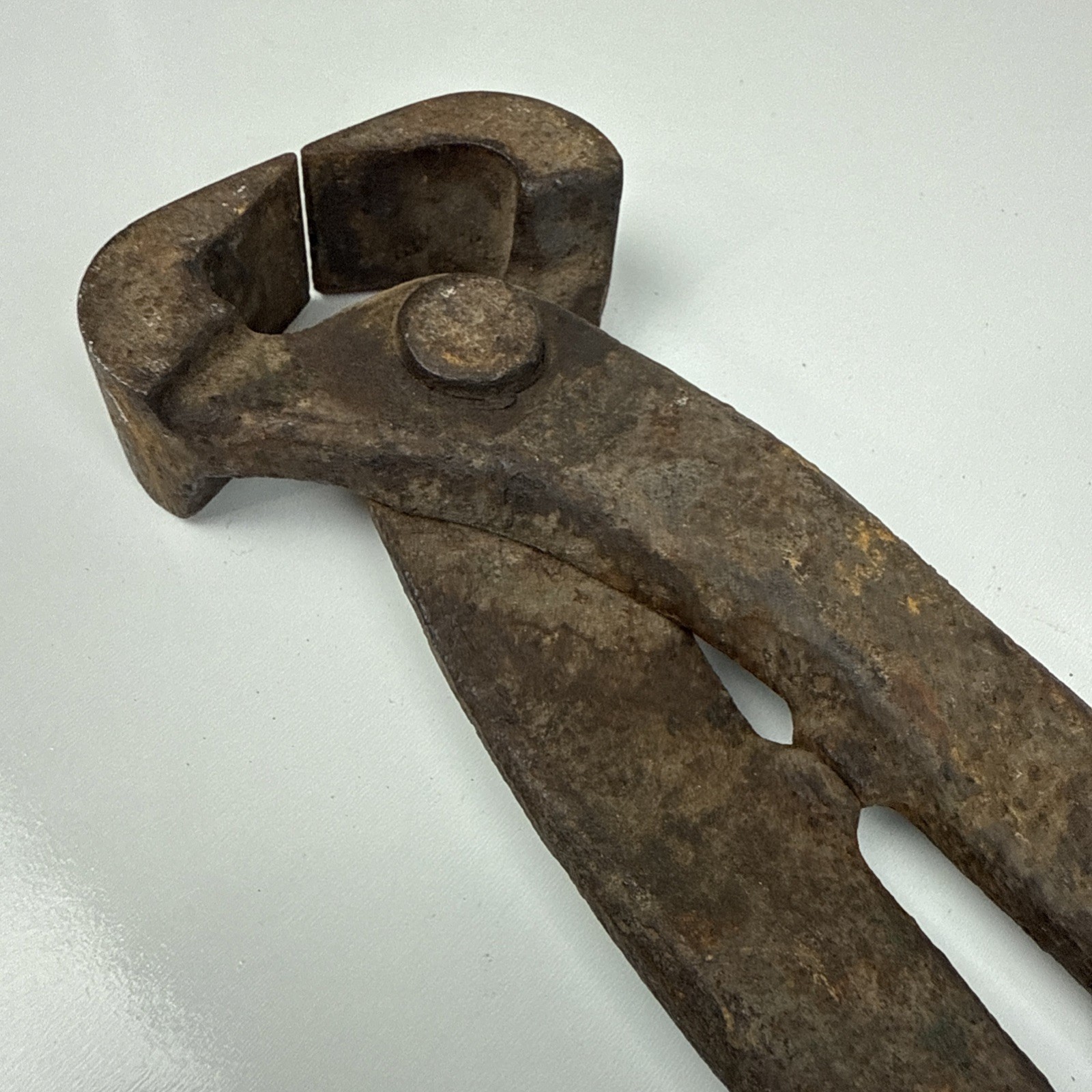 Vintage Hand Forged Blacksmith Nippers 14in