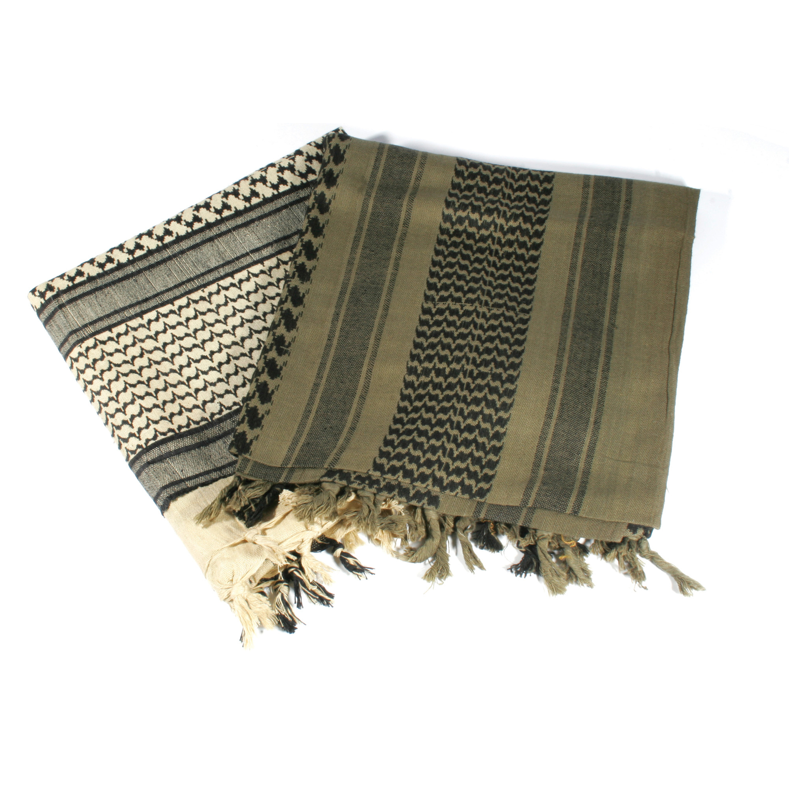 Blackhawk Cotton Olive Drab Brown/Black Military Tactical Shemagh Scarf Wrap