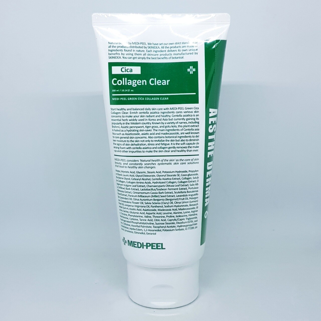 MEDI PEEL Green Cica Collagen Clear 300ml Cleansing Foam Quick Soothing K-Beauty
