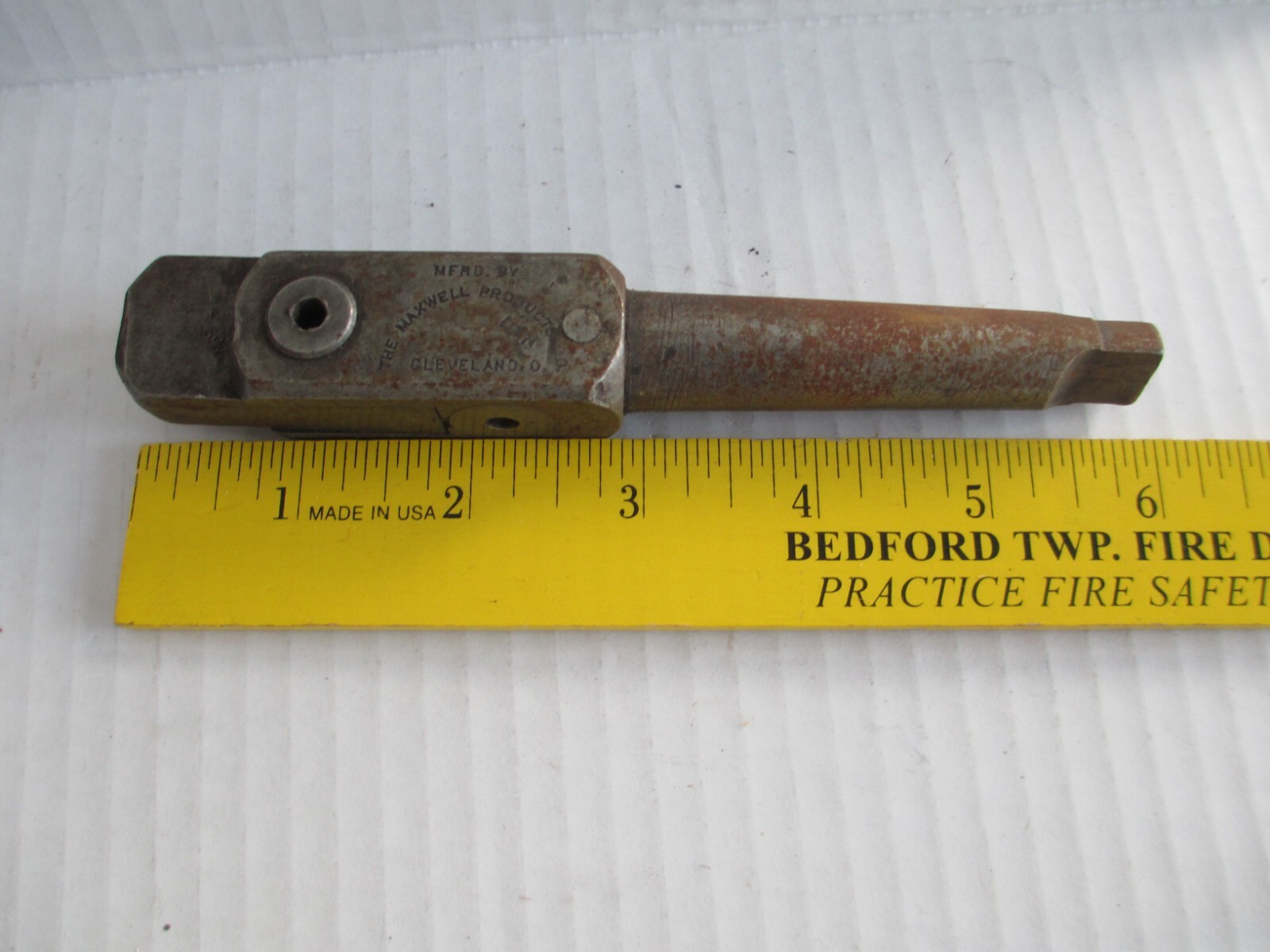 Vintage Maxwell Co No. 0 Machinist Mill Boring Tool Holder EZ Set            B54