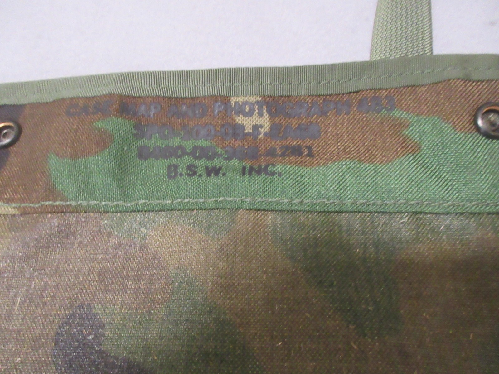 M80 Woodland Map Case, Codura Nylon USGI