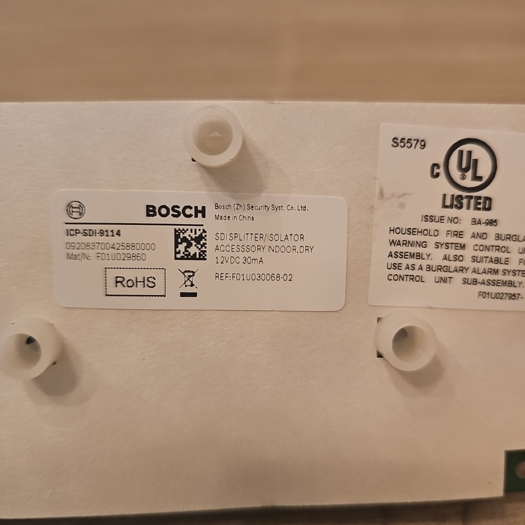 Bosch ICP-SDI9114 SDI Splitter Isolator - Used