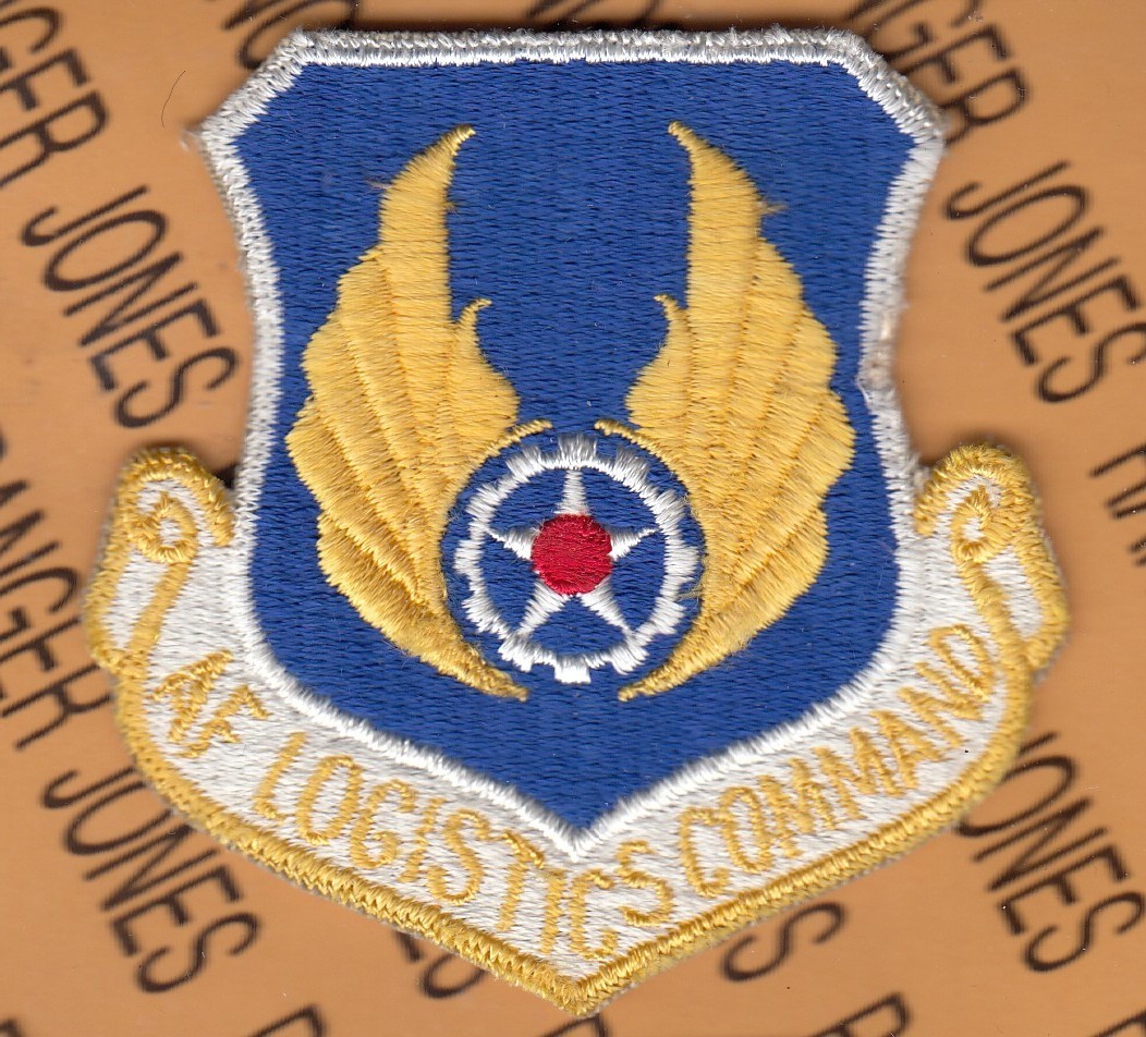 USAF U. S. Air Force Logistics Command AFLC ~3" shield patch c/e B