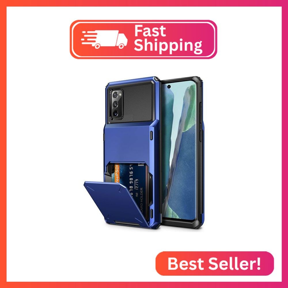 Vofolen for Galaxy Note 20 Case 5G Wallet 4-Card Flip Cover Credit Card Holder I
