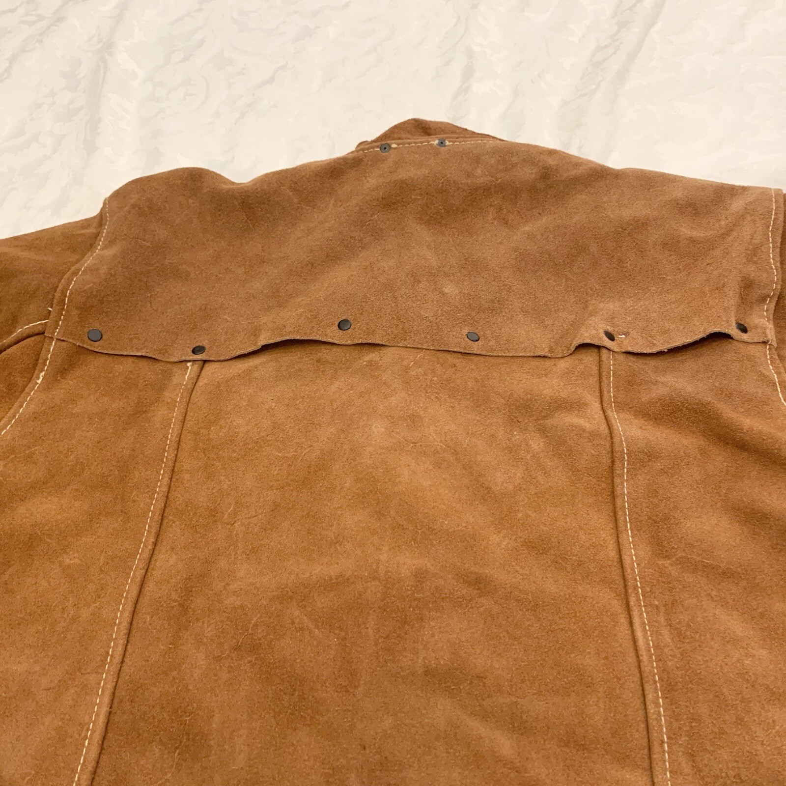 New- Condor 2Ag83 Welding Jacket, Brown, Leather, Xl