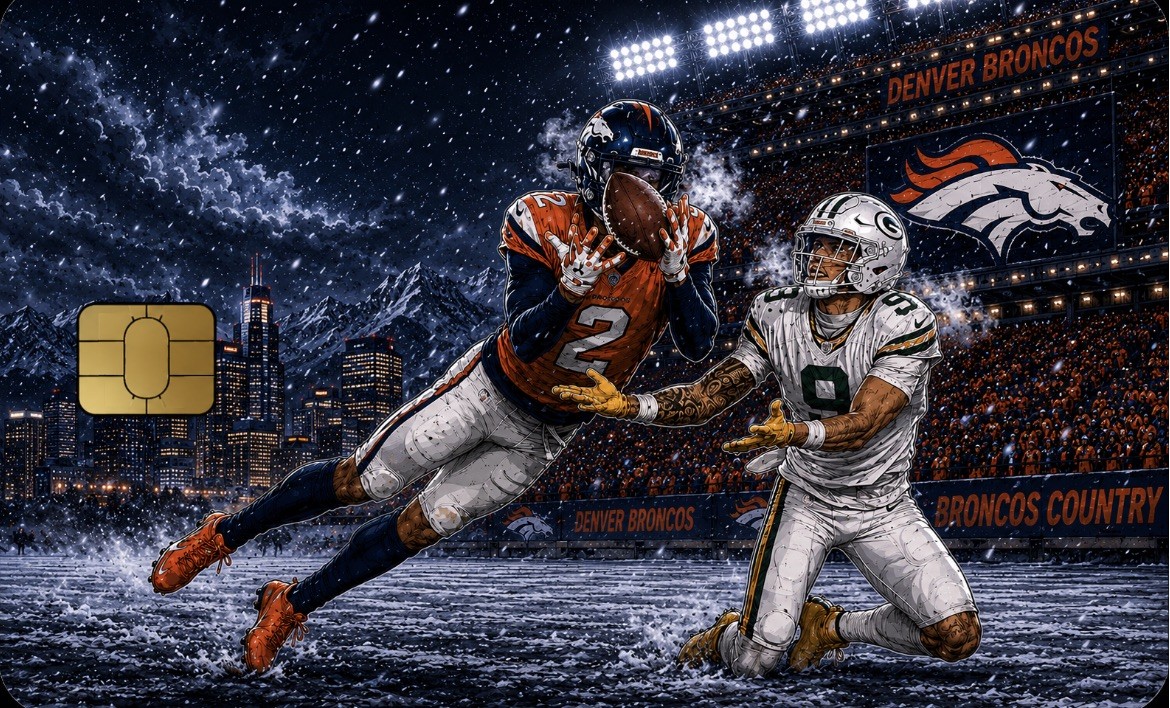 Pat Surtain II Denver Broncos Inspired Premium Credit Card Skin Vinyl Sticker