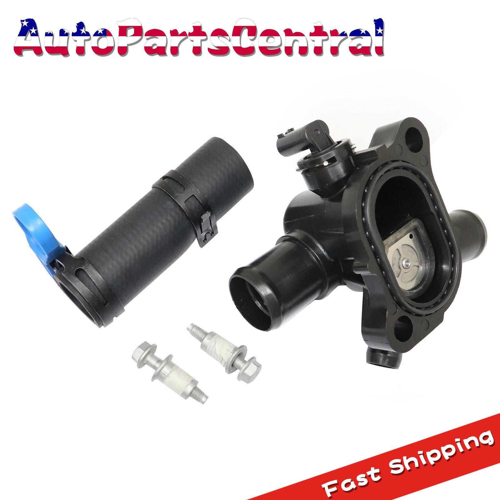 1x Water Outlet # 25201459 For Cadillac CTS ATS Chevrolet Camaro Colorado 2.0L