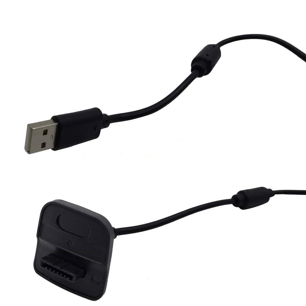 Charging Cable for Xbox 360 Wireless Game Controllers 70.866 inches, Black