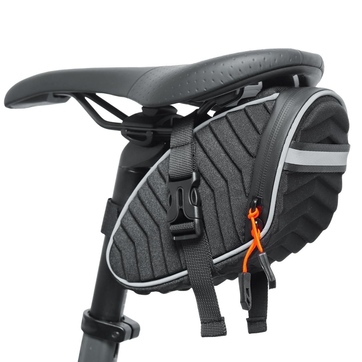 Bike Seat Bag, Bicycle Saddle Bag, 3D Shell Under Seat Cycling Seat Pack for ...