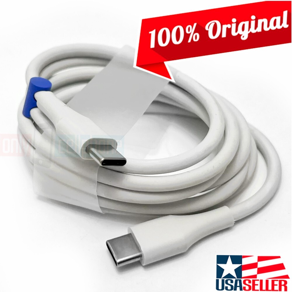 Original Google USB-C to USB-C Charge Data Cable for Pixel 9/8/7/6/Pro/5/4/3/XL