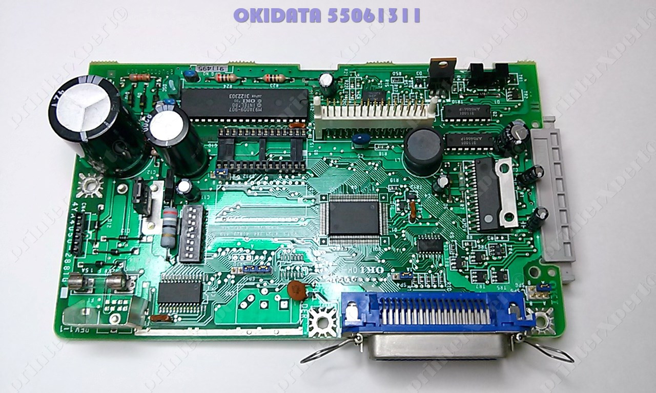 OKIDATA 184T ML184 Turbo Main INDU 12 Pcb Std. Emulation 55061311  w/ Warranty