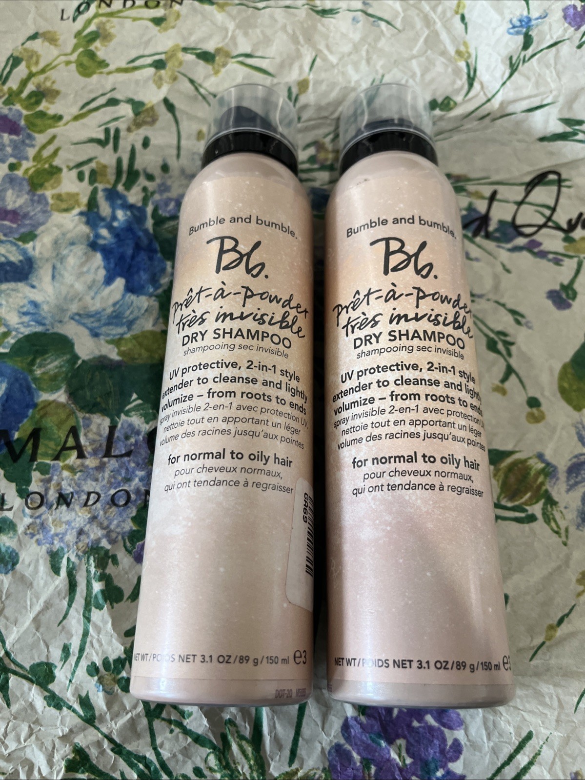 2X Bumble and Bumble Pret A Powder Dry Shampoo 3.1 oz/150ml Each New